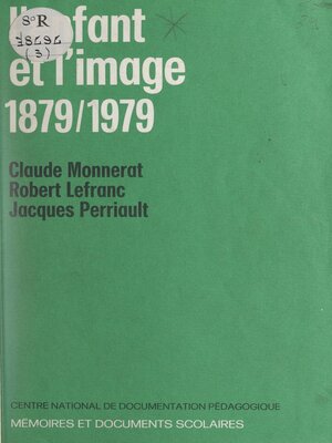 cover image of L'enfant et l'image